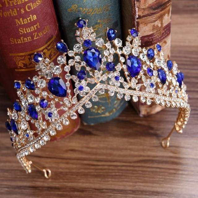 Sapphire American Blue Tiara –